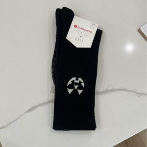 Pure Barre Sticky Socks - Pumpkin Face